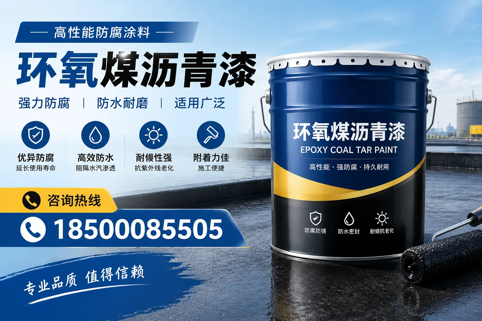环氧煤沥青漆的主要成分与功能，东莞用户深度了解